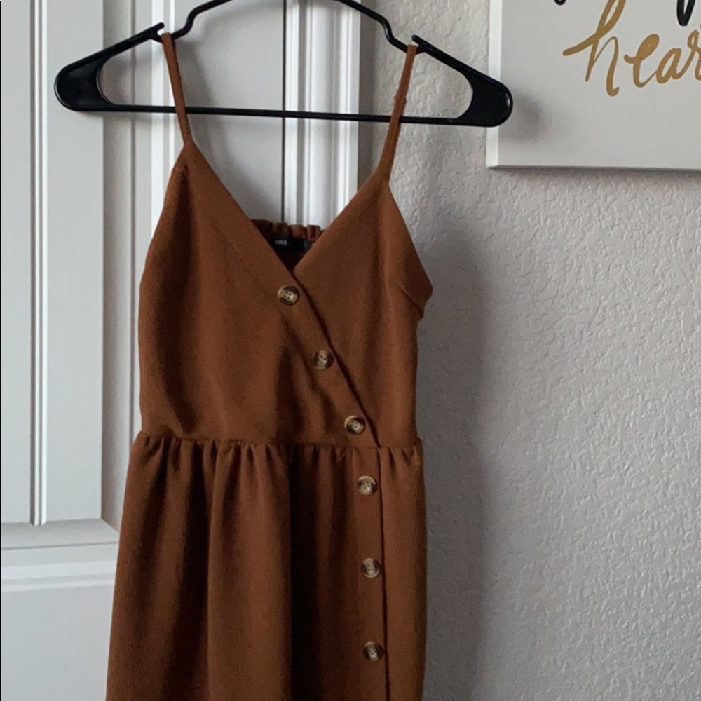 Brown/orangish summer short dress
